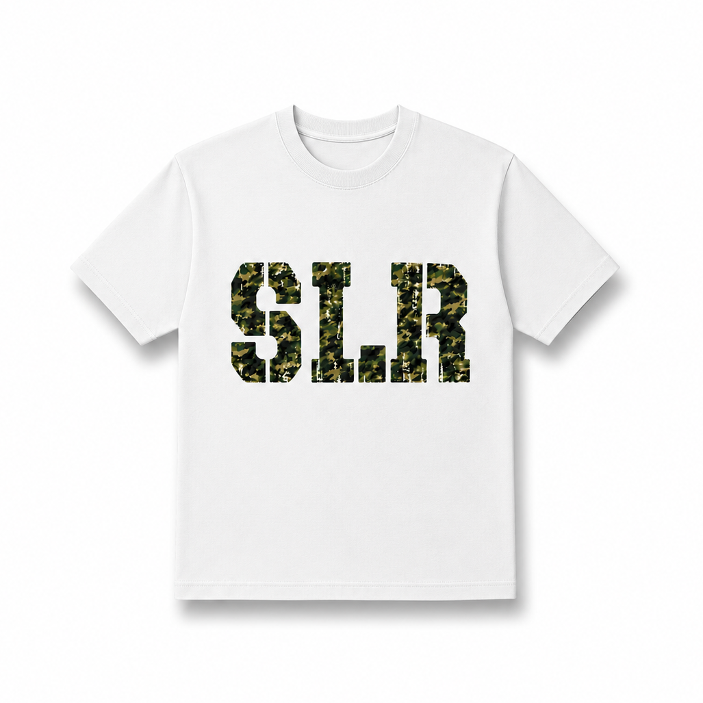 Camo logo tee