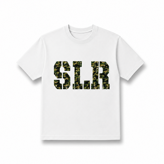 Camo logo tee